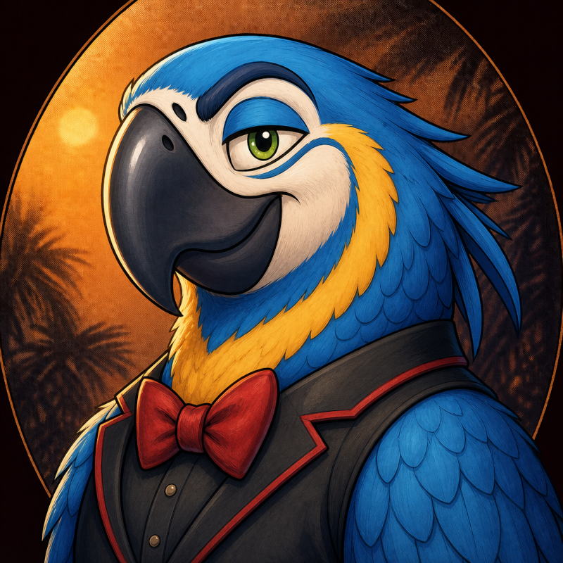 Monty Makaw - The Card Battler Mascot