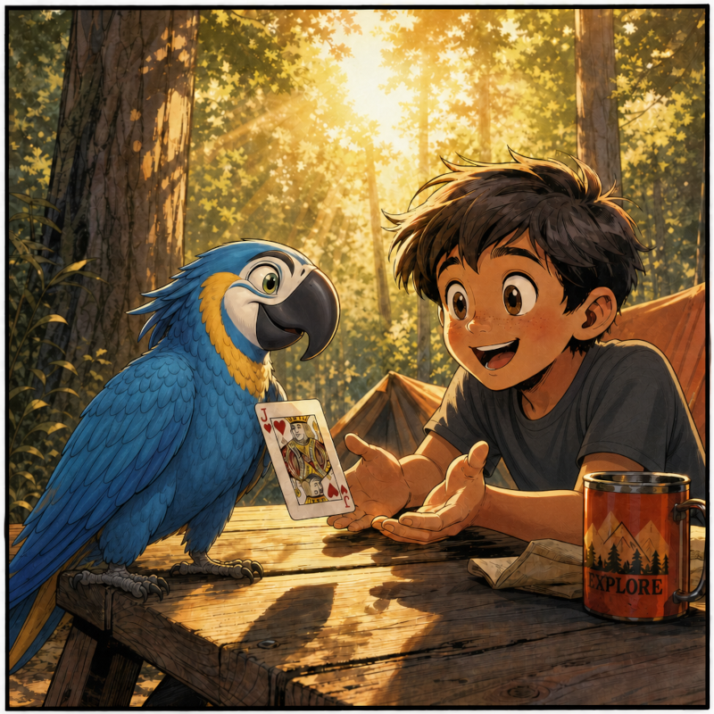 Omakaw Backstory - Panel 5: The Grand Return
